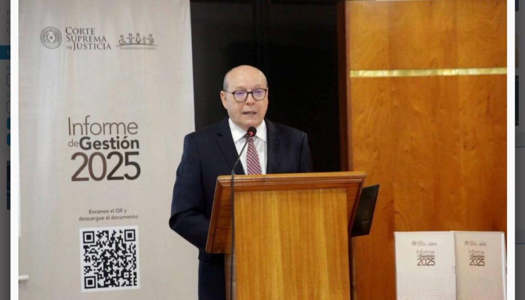 Corte Suprema de Justicia - Informe de Gestión 2025. Hacia una Justicia de Vanguardia: Modernización Tecnológica, Seguridad Jurídica y Derechos Humanos.